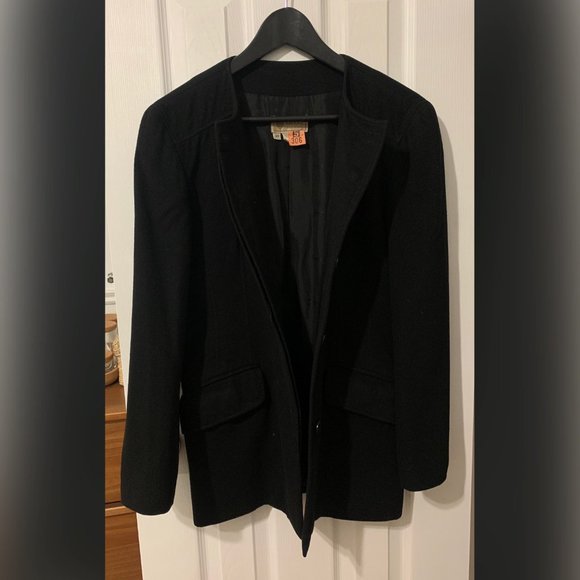 Gucci Black Cashmere Coat - Picture 2 of 13